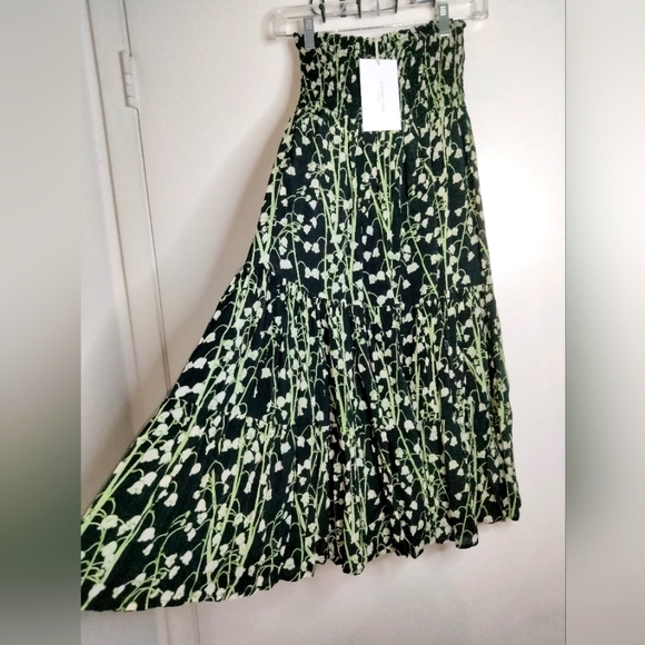 Elizabeth James The Label (Size XS) Black & Floral Maxi Skirt/Dress (NEW-NWT) - Picture 1 of 11